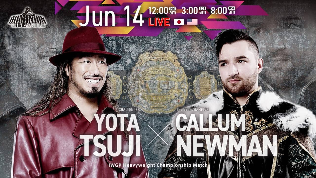 NJPW Dominion 6.14 In Osaka-Jo Hall backdrop