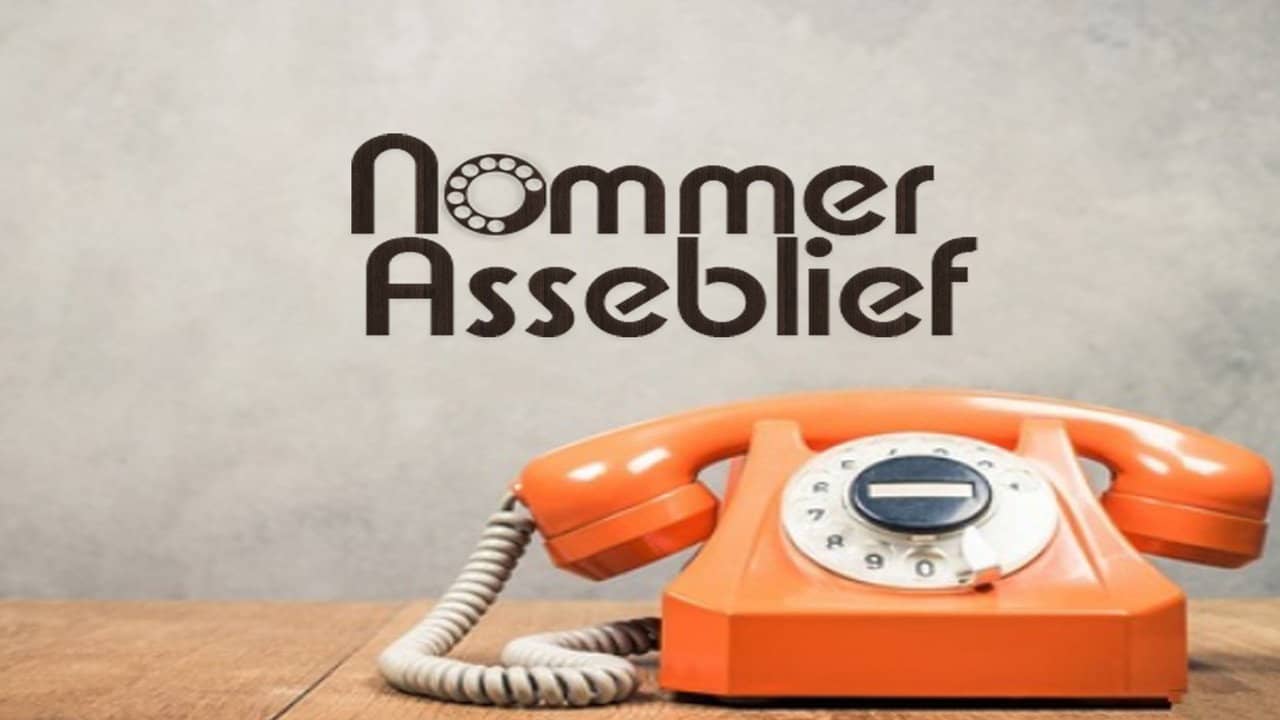 Nommer Asseblief backdrop