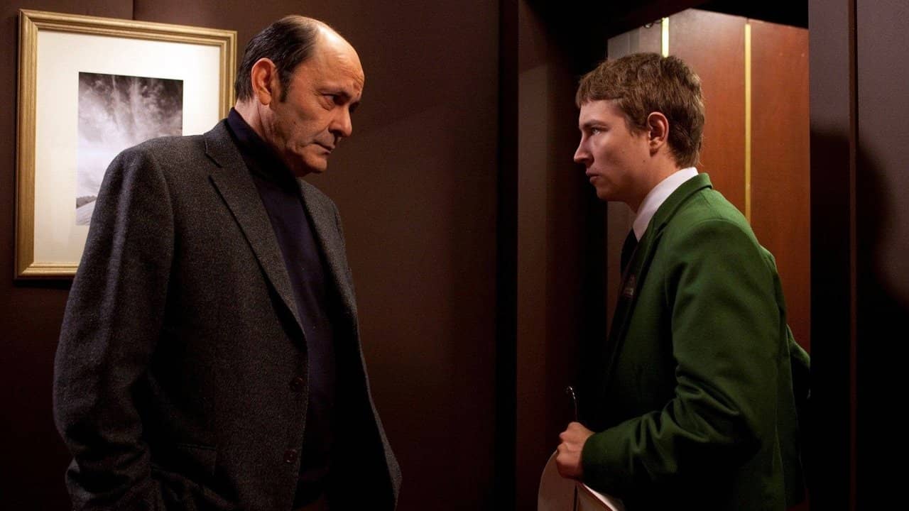 The Night Clerk backdrop