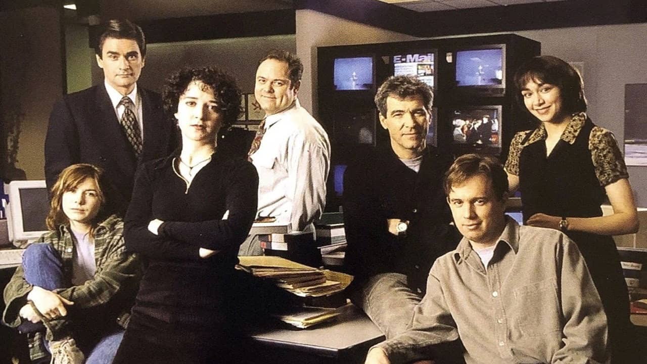 The Newsroom backdrop