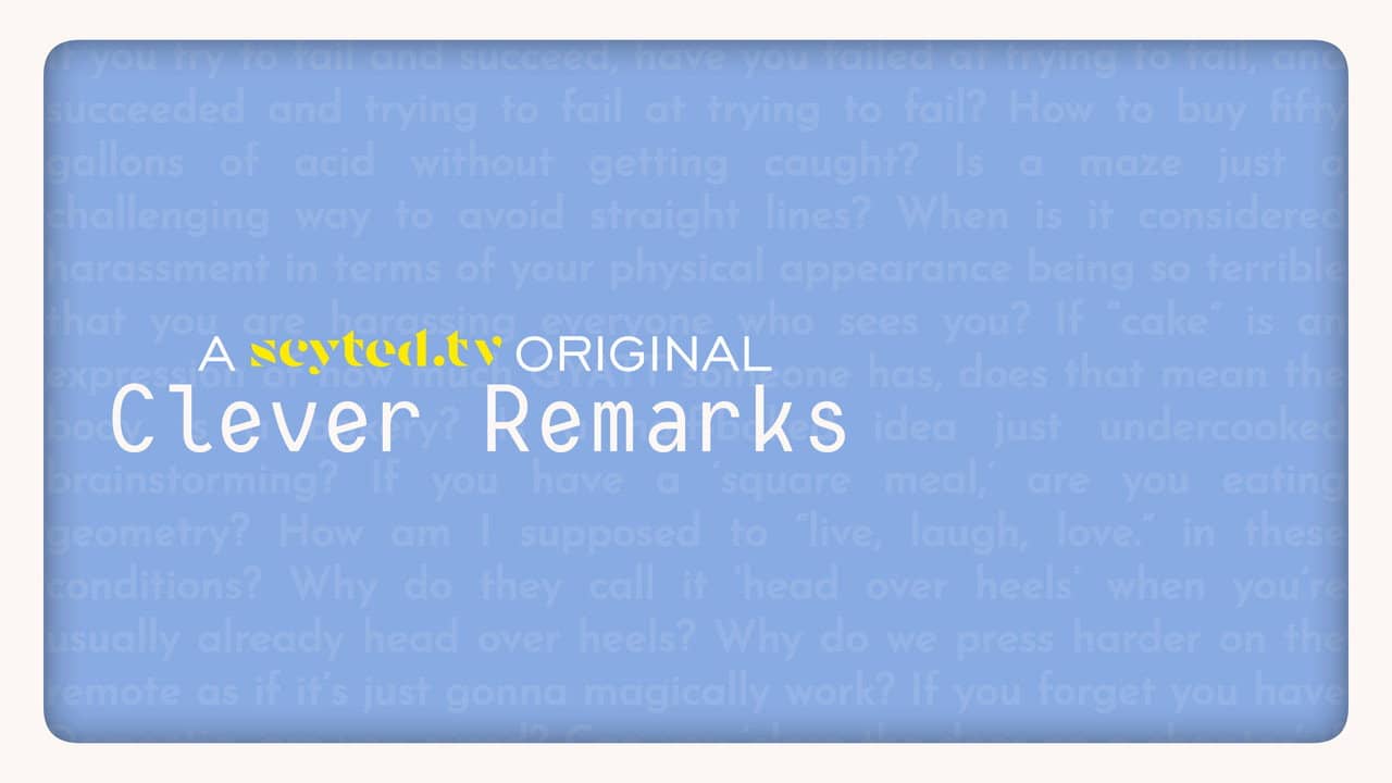 Clever Remarks backdrop