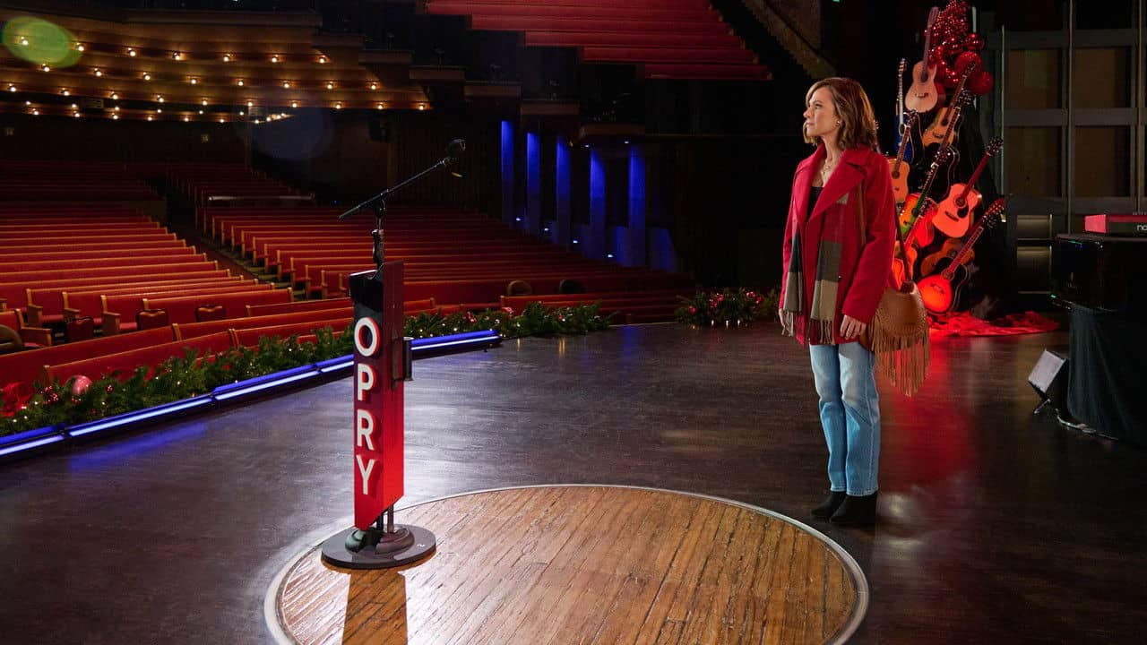 A Grand Ole Opry Christmas backdrop