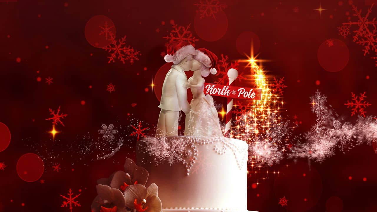 Meet The Santas backdrop