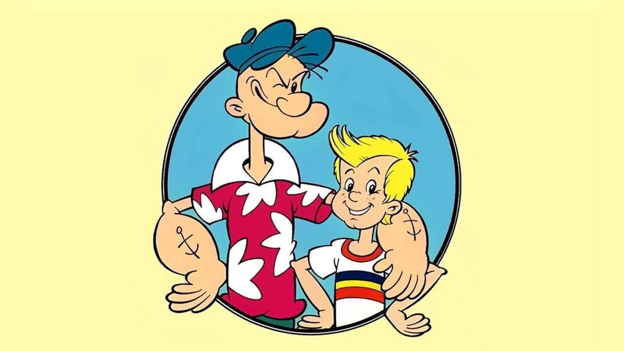Popeye and Son backdrop