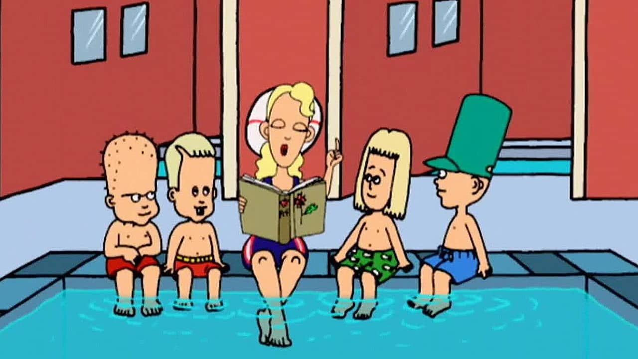 The Three Friends and Jerry backdrop