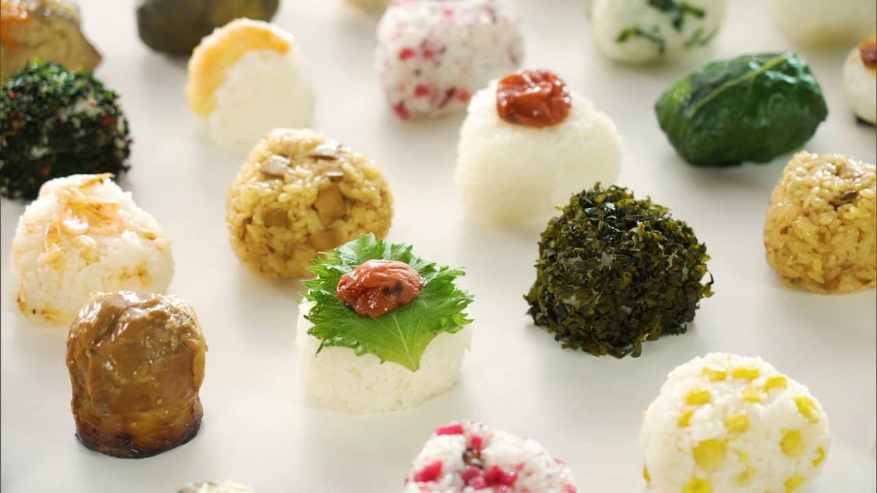 Local Exquisite Omusubi backdrop