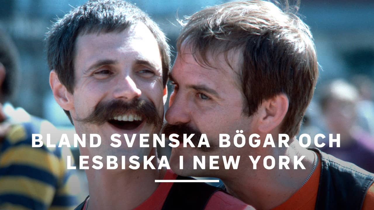 Bland svenska bögar och lesbiska i New York backdrop