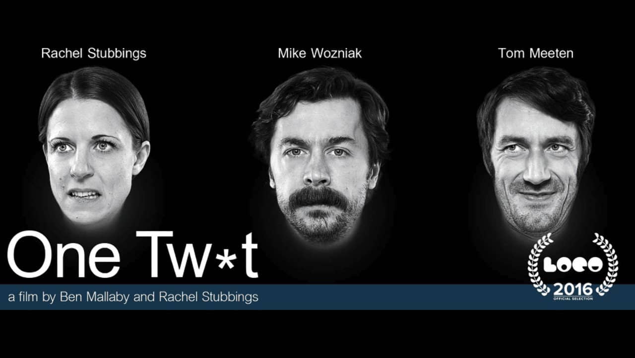 One Tw*t backdrop