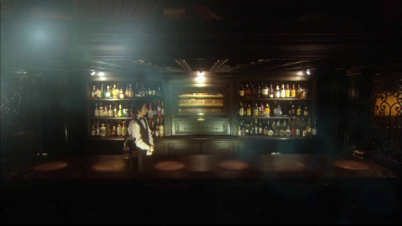 Bartender backdrop