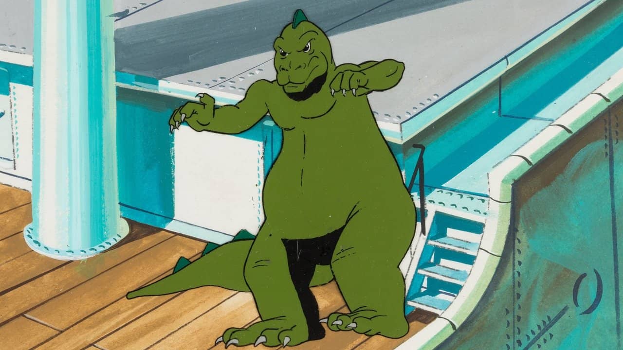 Godzilla backdrop