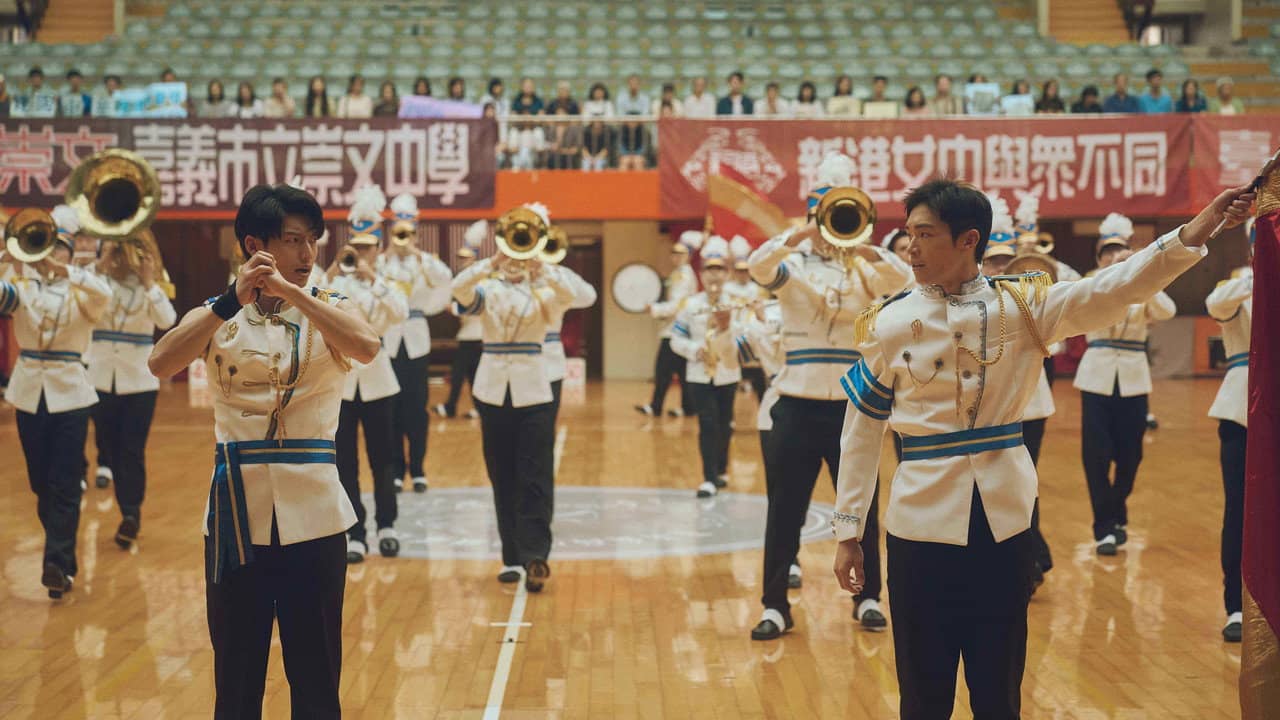 Marching Boys backdrop