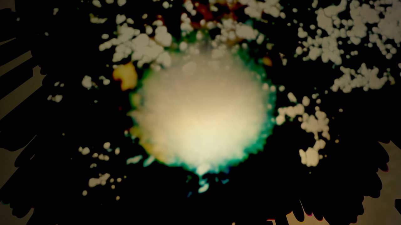 Blinded backdrop