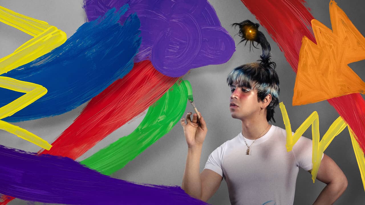 Color Theories by Julio Torres. A Guide to Seeing the World backdrop