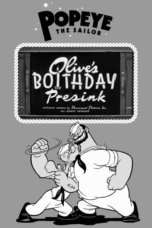 Olive's Boithday Presink