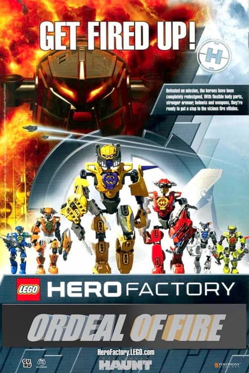 LEGO Hero Factory Ordeal of Fire & Savage Planet poster
