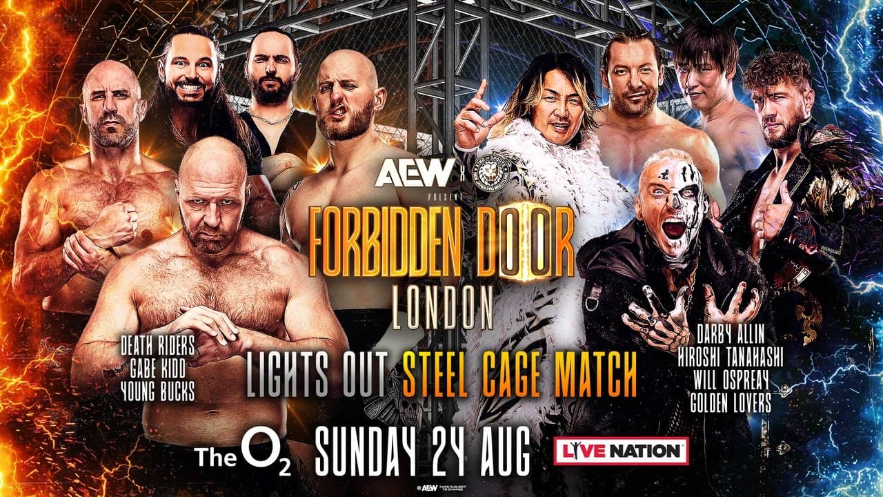 AEW x NJPW: Forbidden Door 2025 backdrop