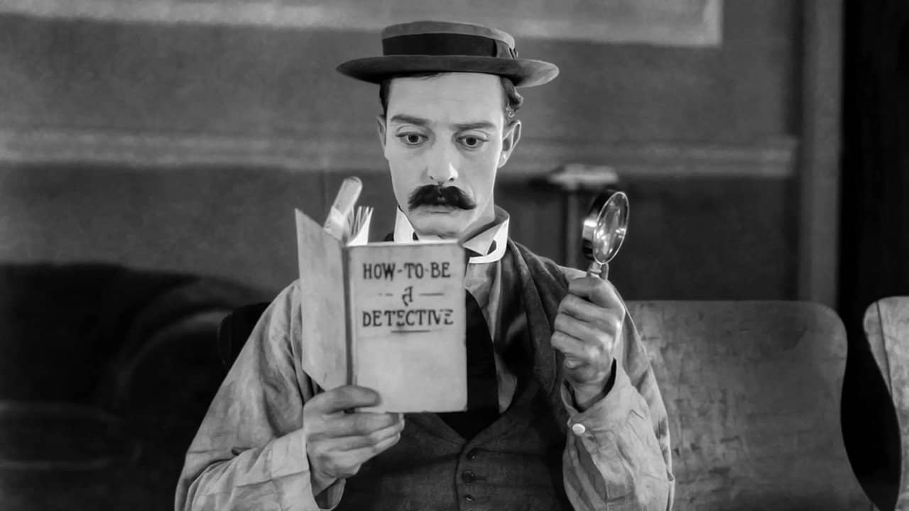 R.E.M x Buster Keaton's Sherlock Jr backdrop