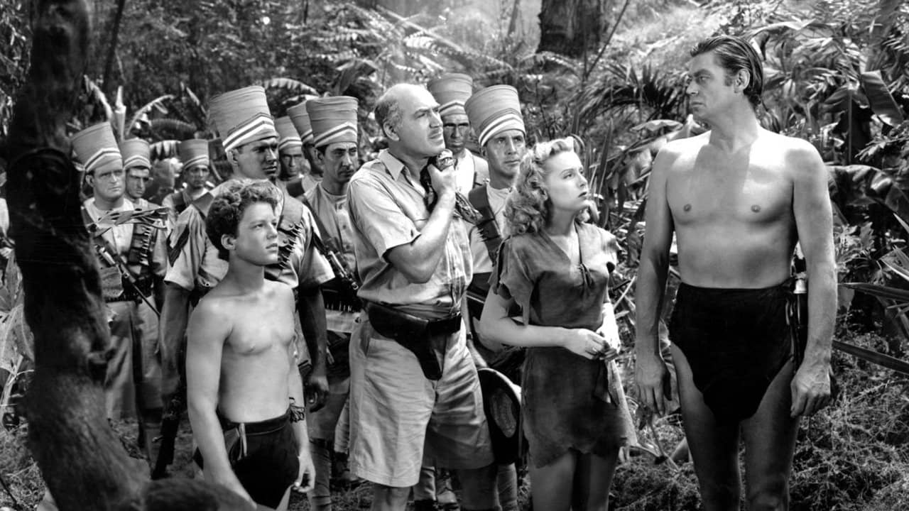 Tarzan and the Huntress backdrop