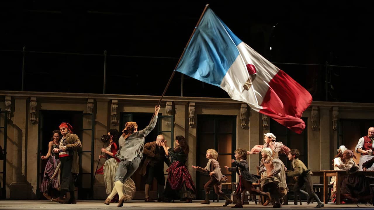 Giordano: Andrea Chénier - Teatro alla Scala backdrop