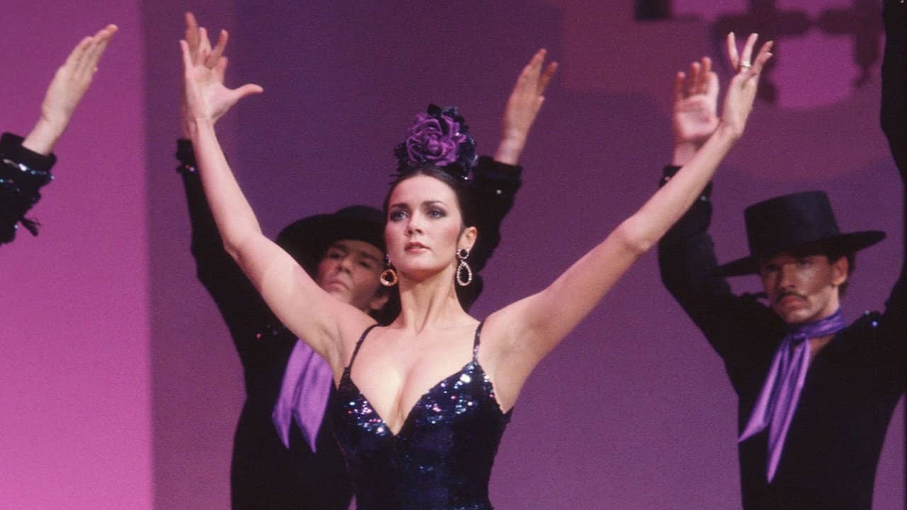 Lynda Carter's Celebration backdrop