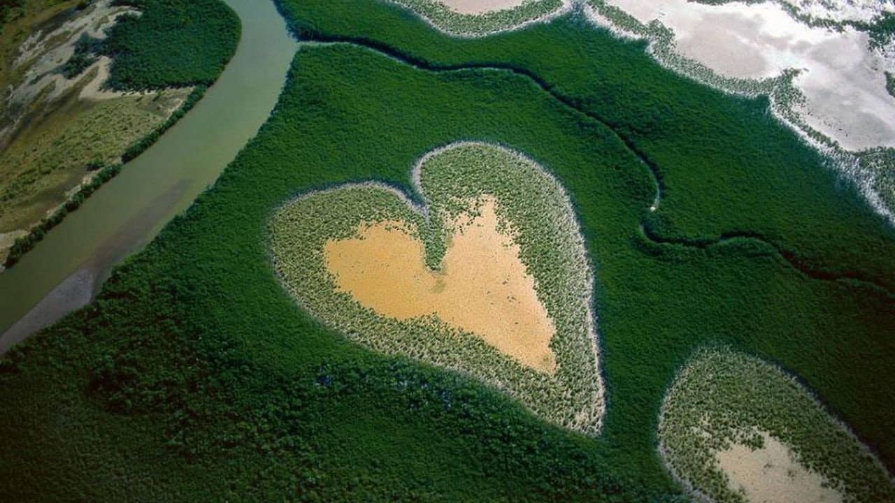 Earth from Above: Stunning Water backdrop