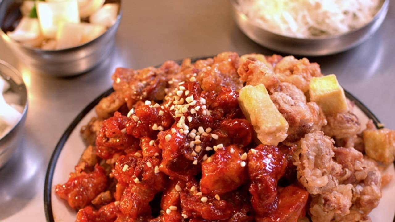 Korean Fried Chicken Rhapsody backdrop