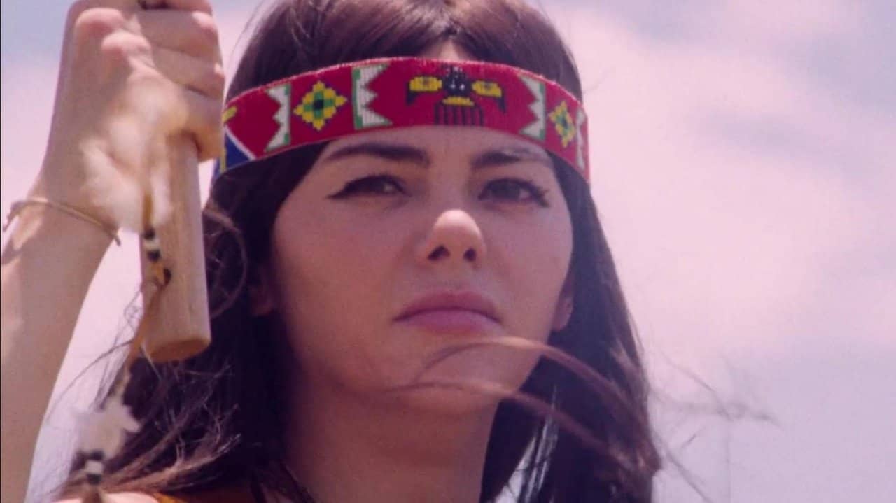 Coyote Woman backdrop