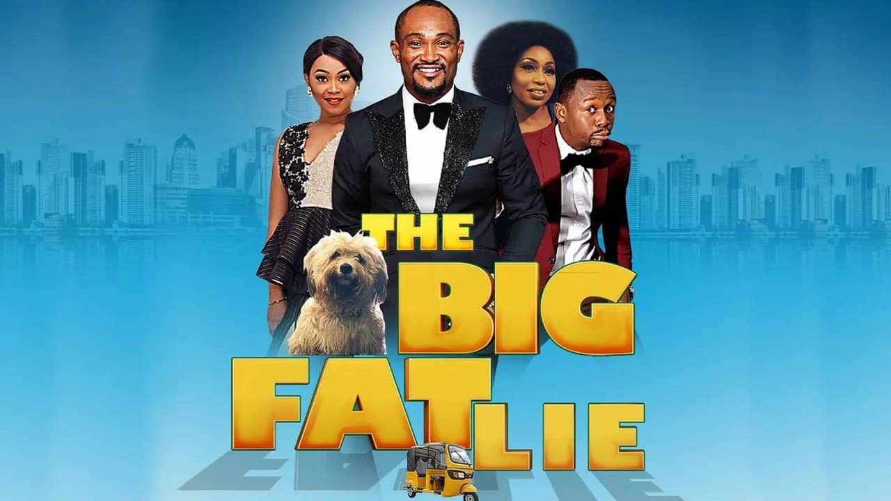 The Big Fat Lie backdrop
