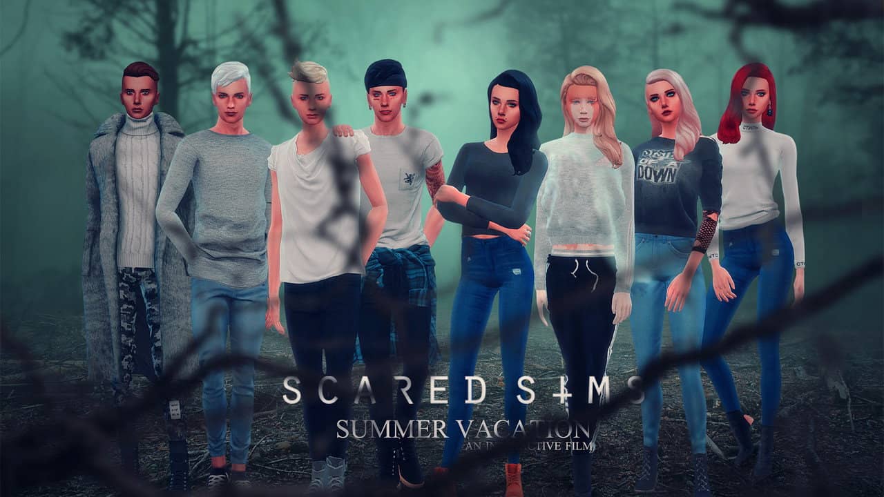 Scared Sims: Summer Vacation backdrop