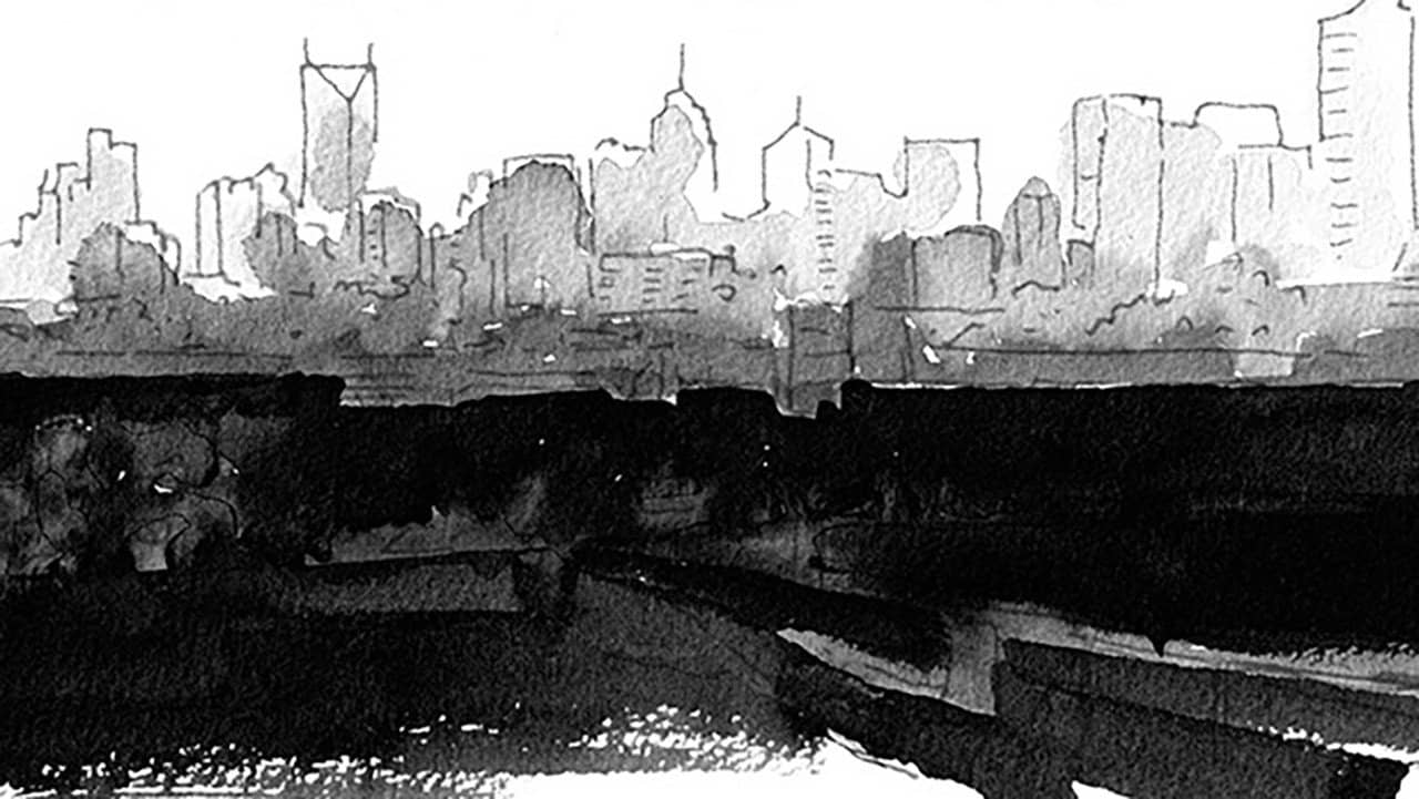 Melbhattan backdrop