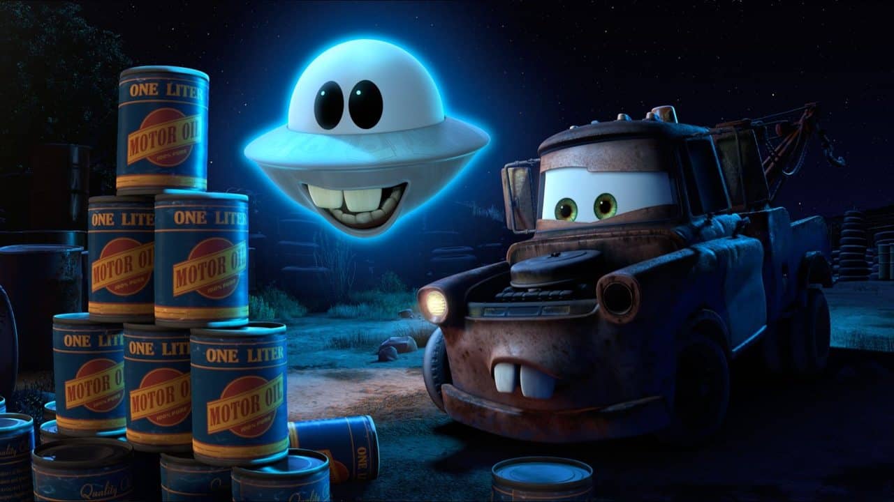 Unidentified Flying Mater backdrop
