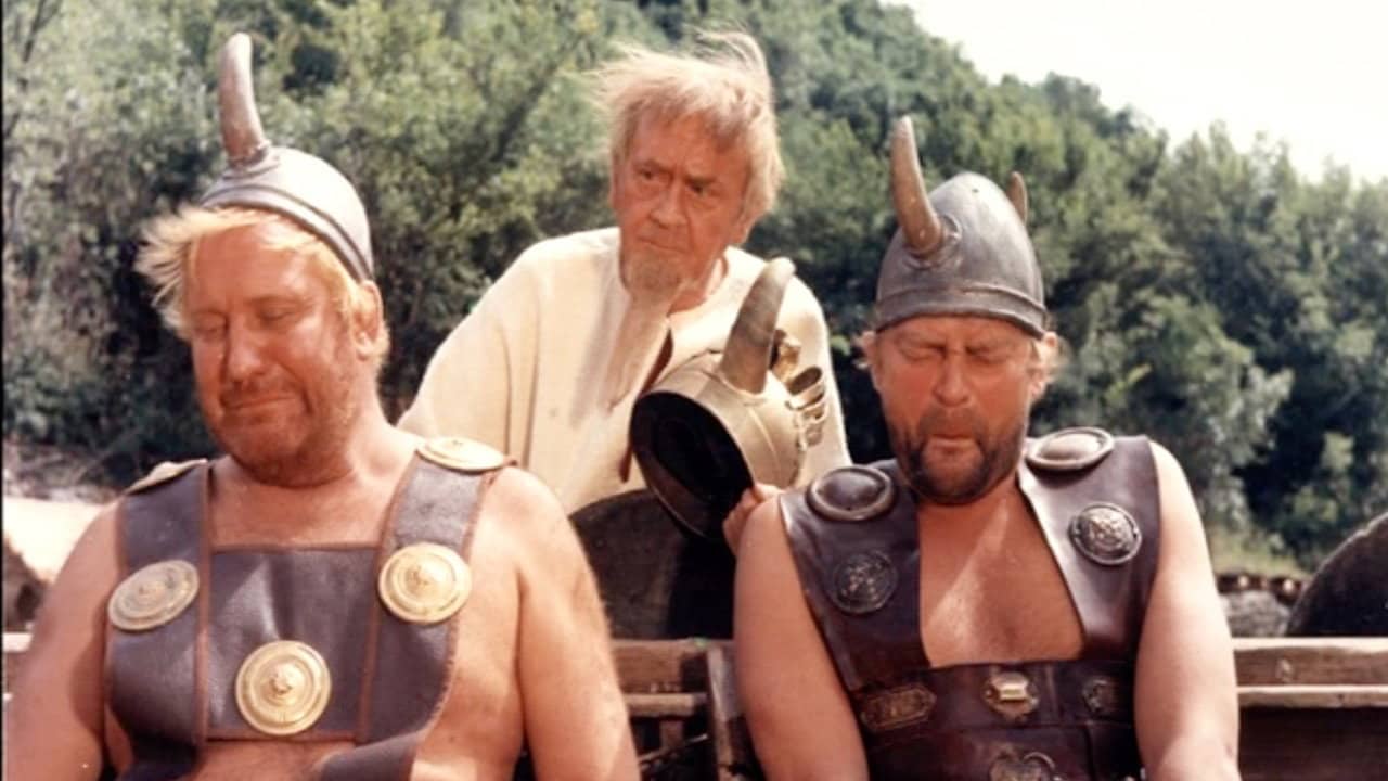Two Vikings backdrop
