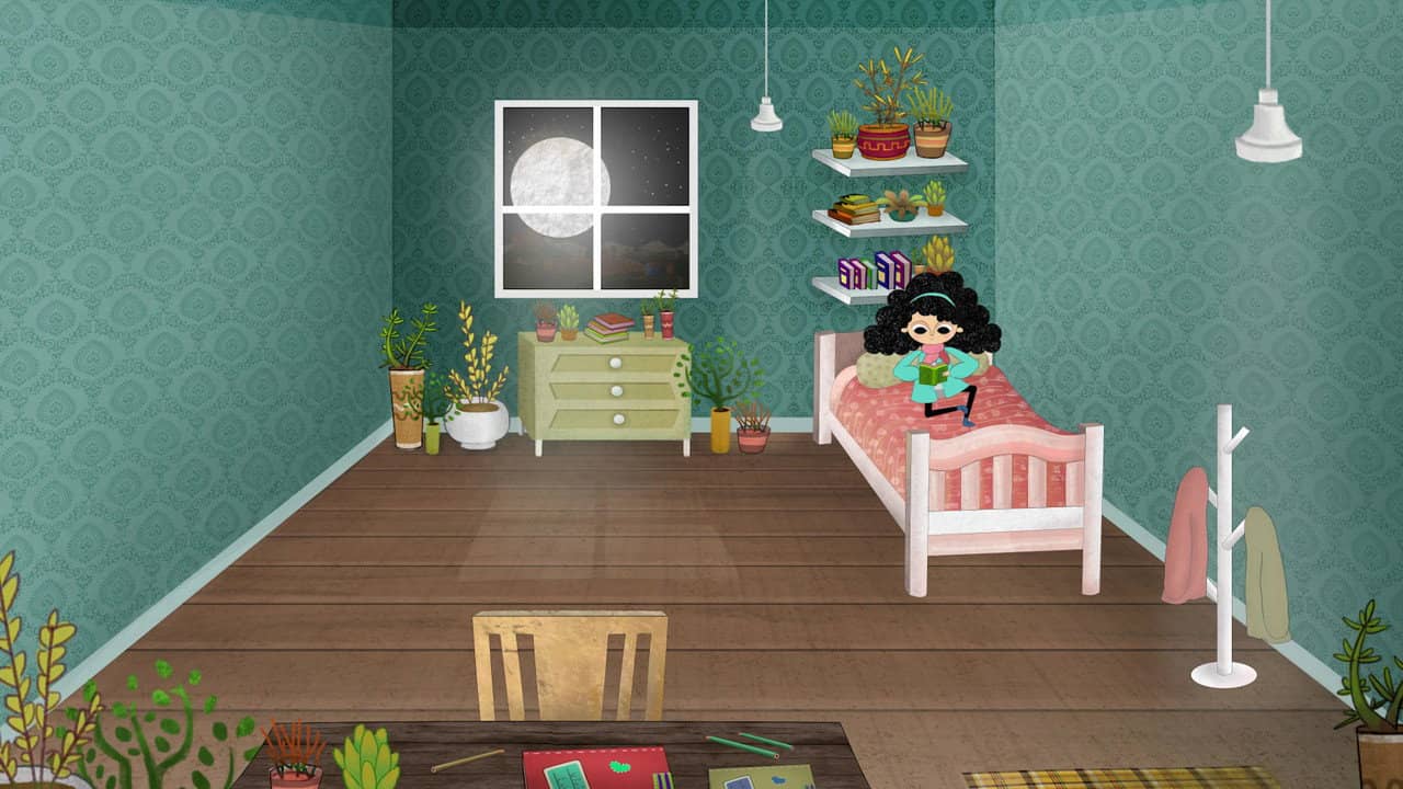 Vivi Wolf and the Magical Room backdrop
