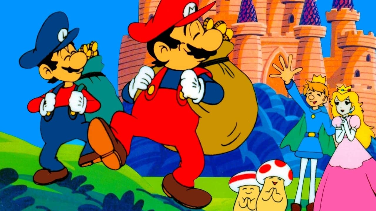 Super Mario Brothers: Great Mission to Rescue Princess Peach backdrop