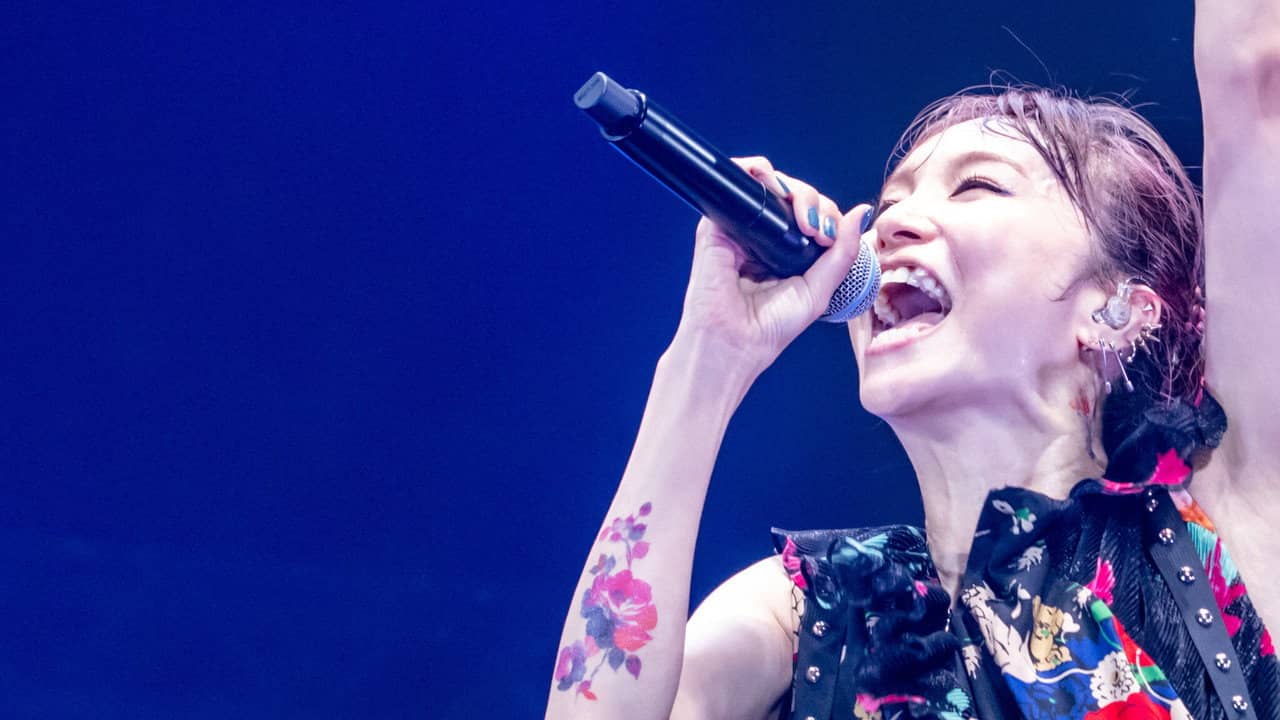 LiVE is Smile Always ~Eve & Birth~ "the Birth" at NIPPON BUDOKAN backdrop