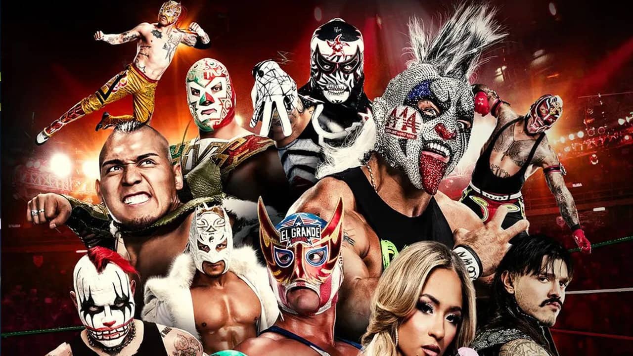 WWE Lucha Libre AAA World Wide backdrop