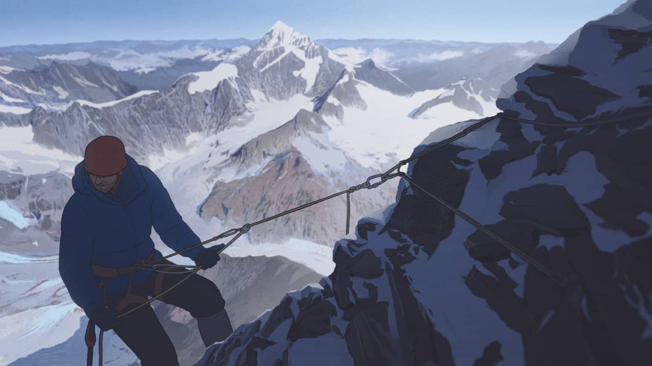 The Summit of the Gods backdrop