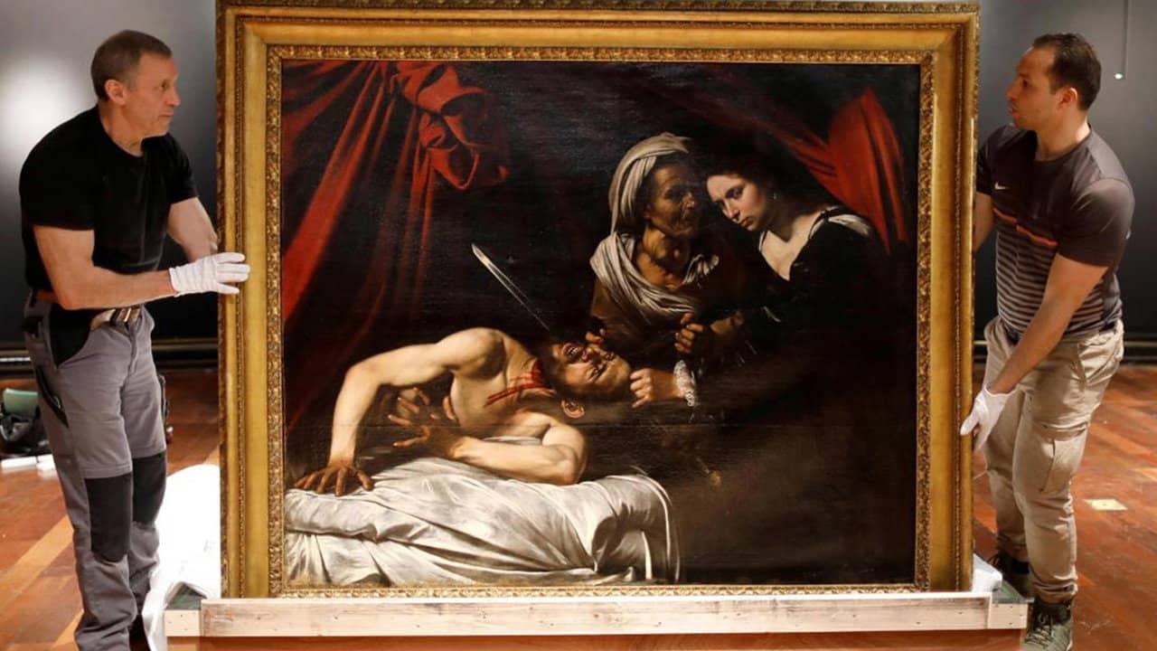 L'Affaire Caravage backdrop