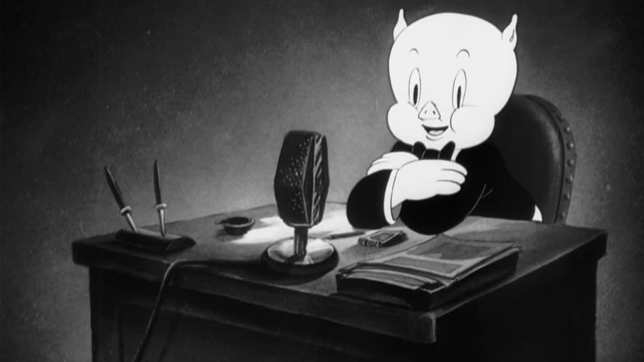 Porky's Snooze Reel backdrop