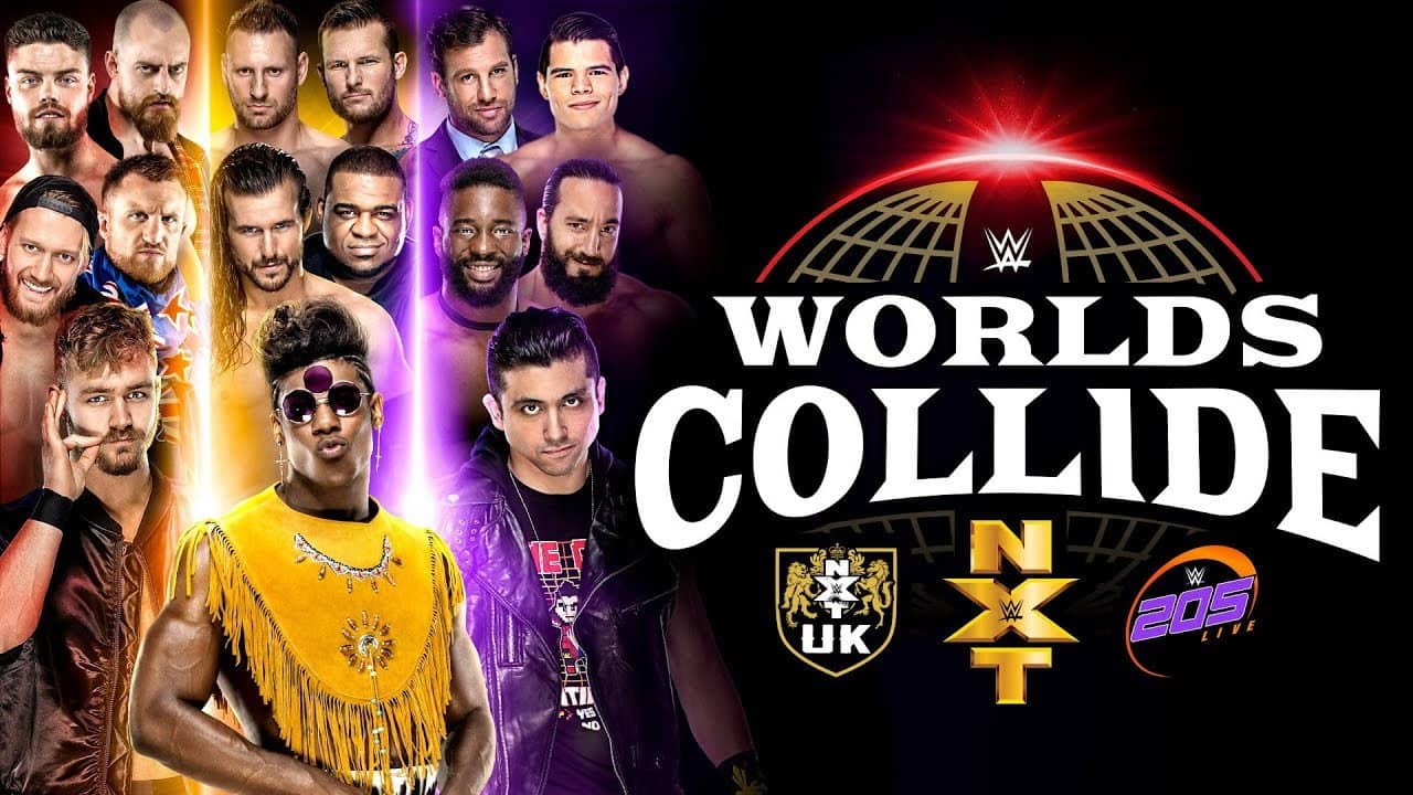 WWE Worlds Collide backdrop