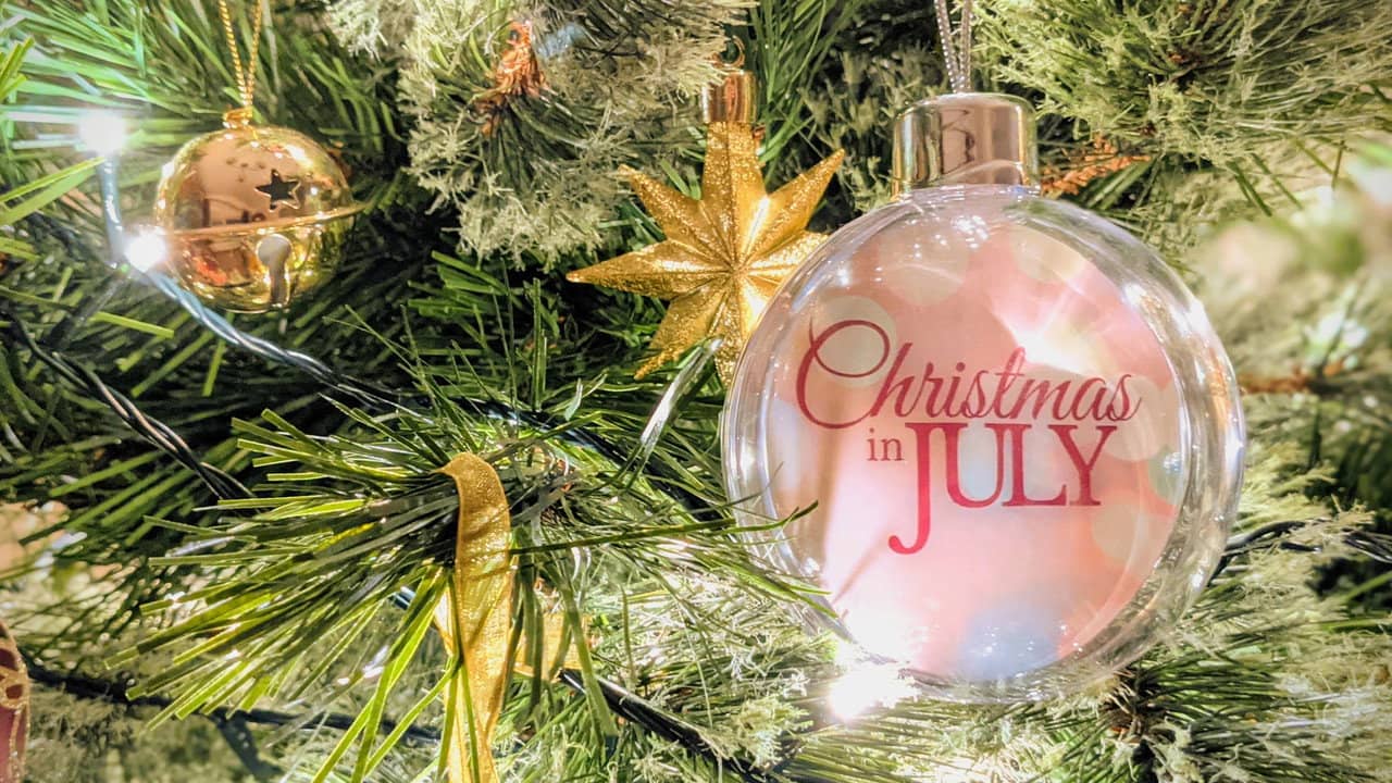 Christmas in July backdrop