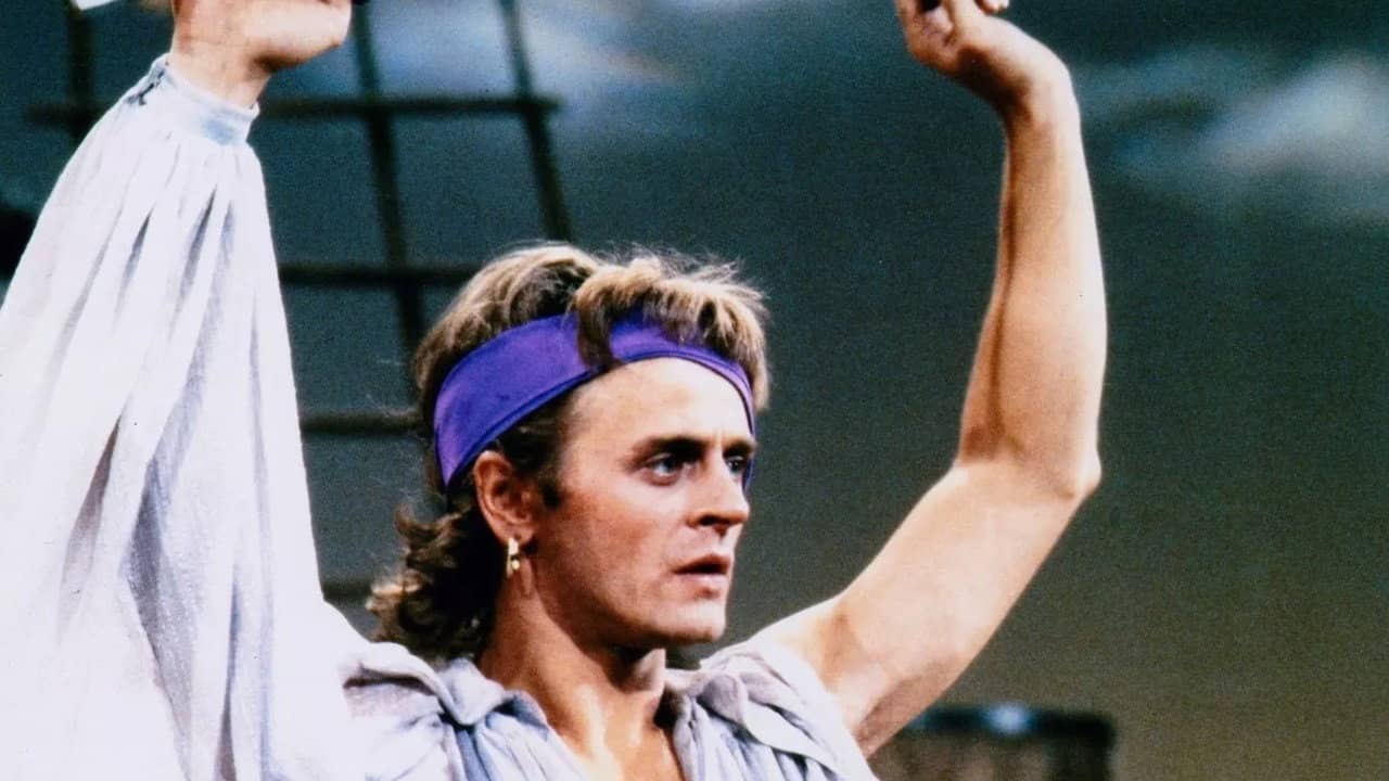 Baryshnikov in Hollywood backdrop