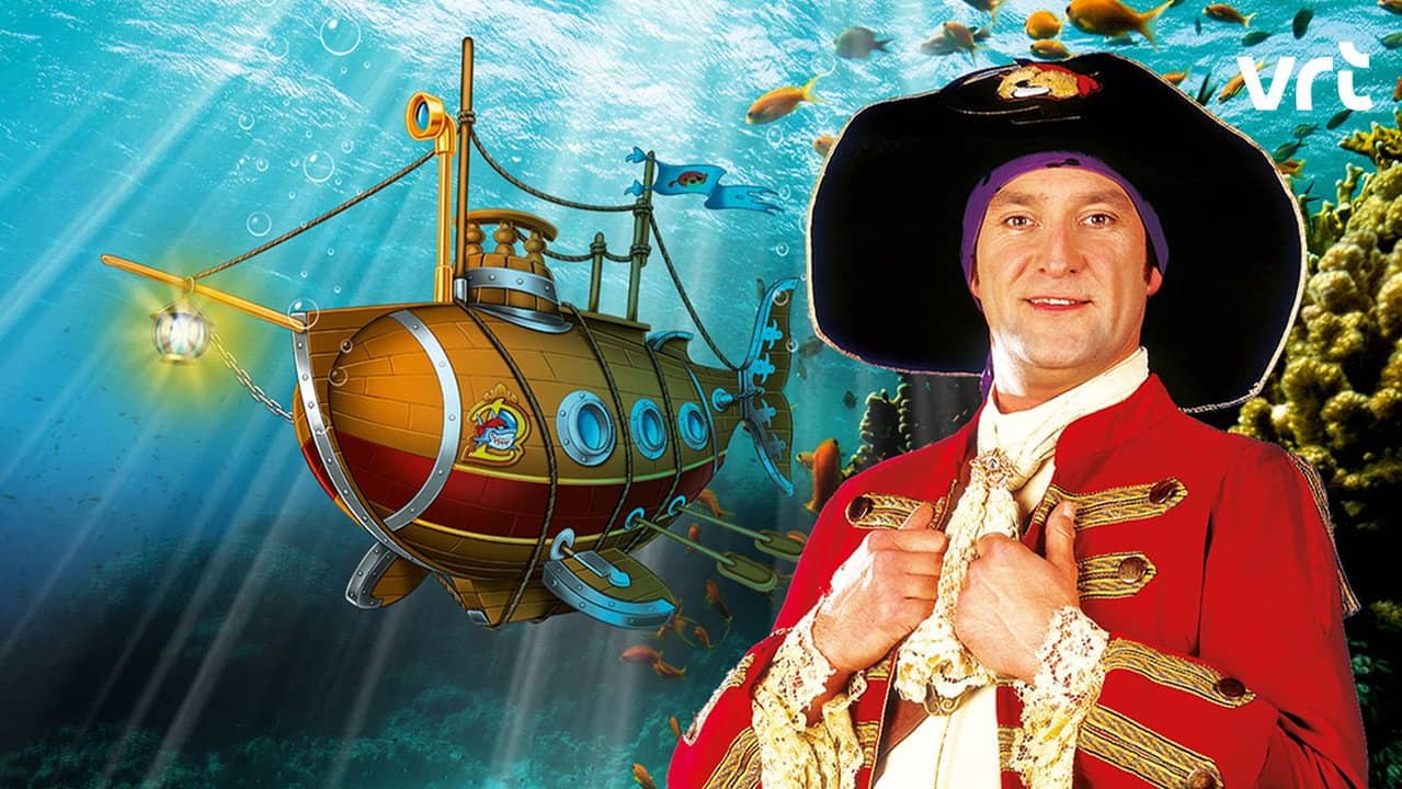 Piet Piraat Wonderwaterwereld backdrop