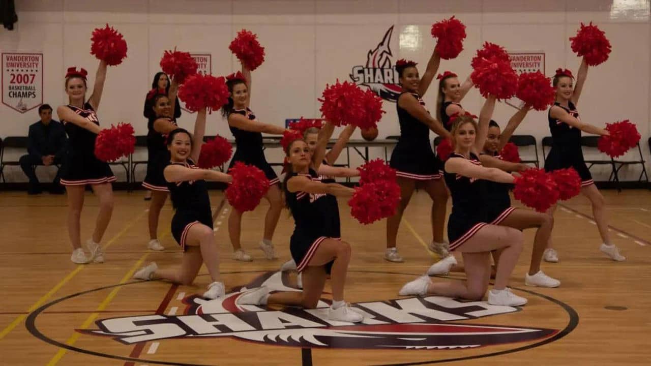 Webcam Cheerleaders backdrop