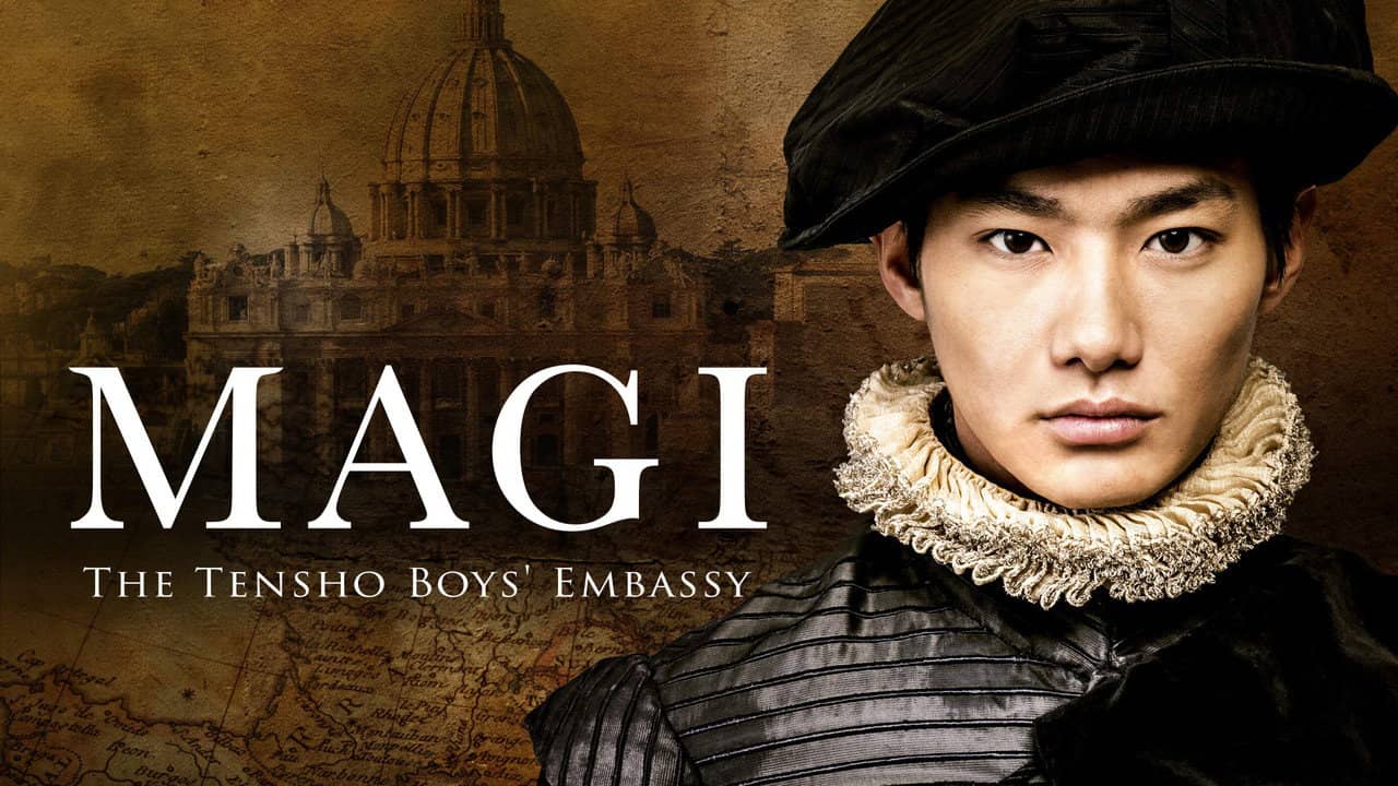 Magi: The Tensho Boys' Embassy backdrop