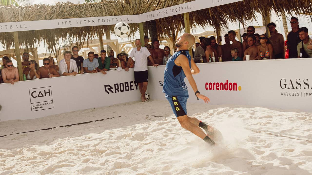Life After Football : Footvolley 2025 Curaçao backdrop