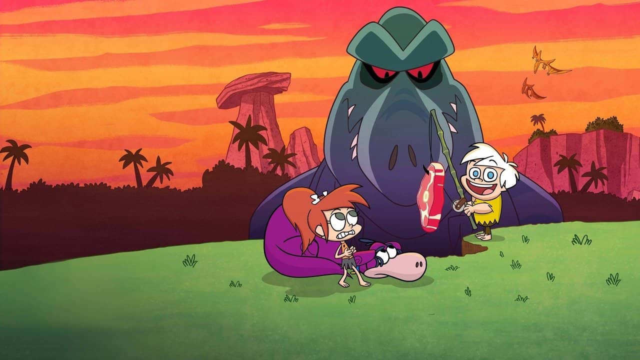 Yabba-Dabba Dinosaurs backdrop