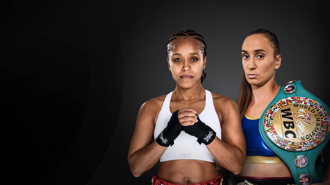 Natasha Jonas vs. Ivana Habazin backdrop