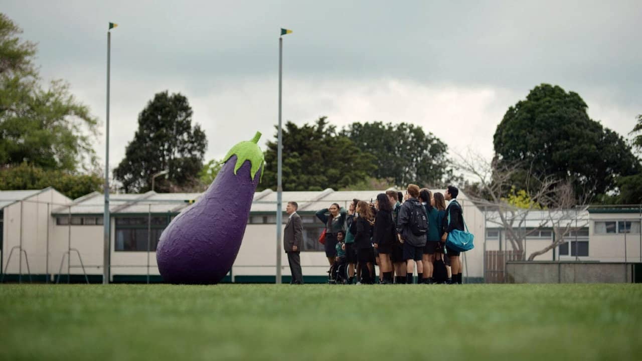 The Eggplant backdrop