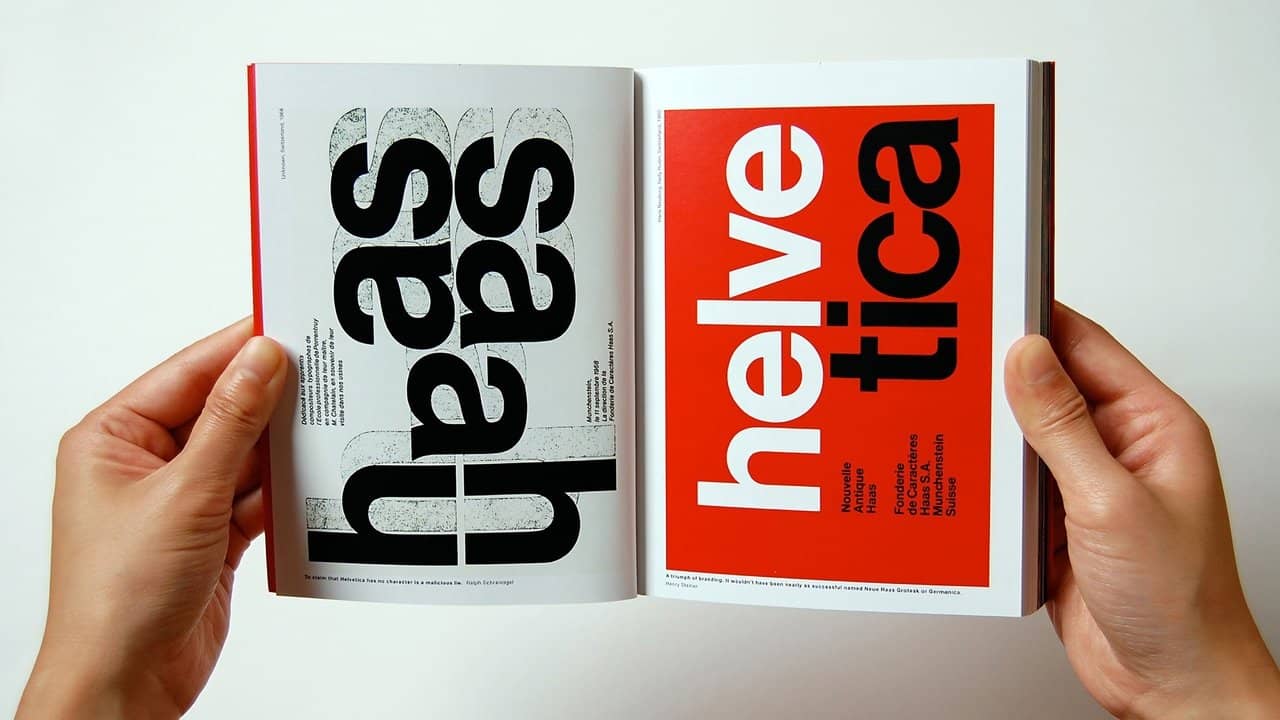 Helvetica backdrop